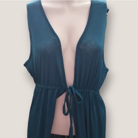 COVER-ME- Beach Longline Cover-up Sarong Size Large- NWT - Picture 4 of 12